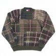 画像1: 90s TOMMY HILFIGER PATCHWORK KNIT SWEATER (1)