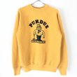 画像1: 90s USA製 PURDUE BOILERMAKERS COLLEGE SWEAT (1)