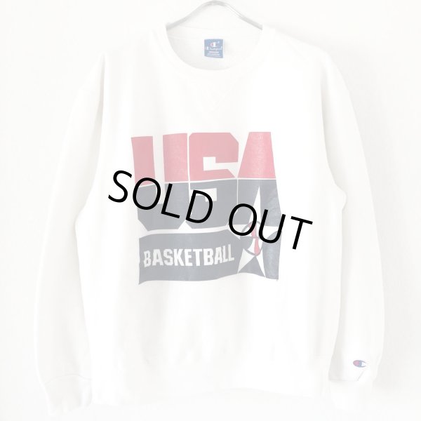 画像1: 90s USA製 CHAMPION DREAM TEAM LOGO SWEAT (1)