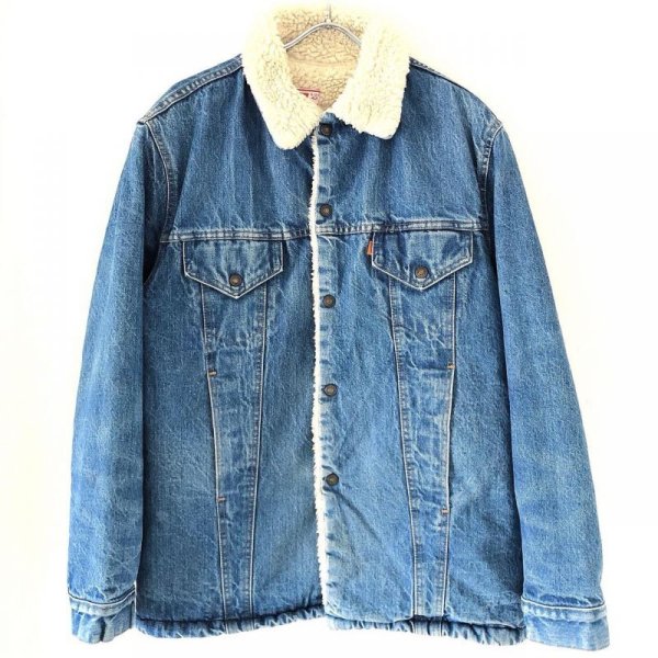 画像1: 70s USA製 LEVI'S BOA LONG JACKETA (1)