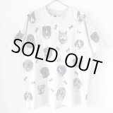 画像: 90s USA製 rel-e-vant products DOG総柄　TEE SHIRT
