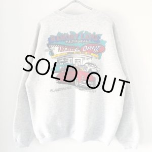 画像: 90s USA製　LOCAL 企業　PRINT SWEAT