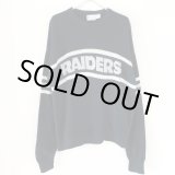 画像: 80s USA製　LOSANGELES RAIDERS CLIFF ENGLE LTD  KNIT SWEATER