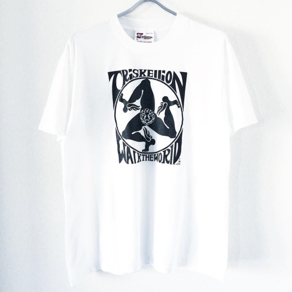 画像1: 90s USA製　TRISKELION WALK THE WORLD ART TEE SHIRT (1)