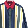 画像3: 90s TOMMY HILFIGER MULCH STRIPE L/S SHIRT (3)