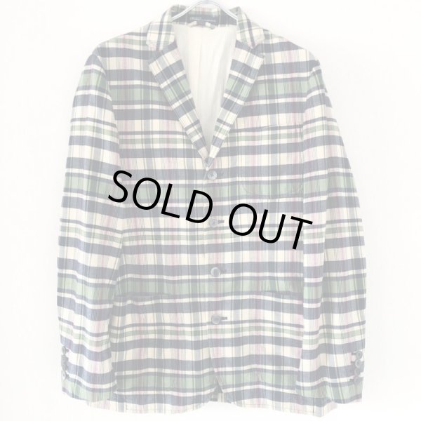 画像1: 90s RALPH LAUREN MADRAS TAILORED JACKET (1)