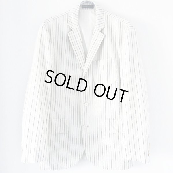 画像1: 90s RALPH LAUREN STRIPE TAILORED JACKET (1)