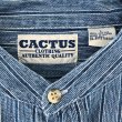 画像3: 90s CACTUS CLOTHING STANDCOLLAR STRIPE  L/S SHIRT (3)
