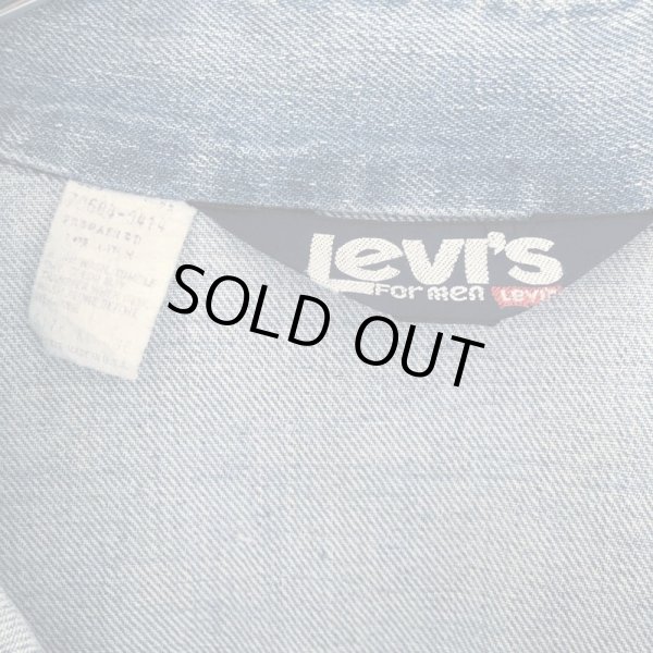 画像4: 70s USA製　LEVI'S  DENIM  SHIRT  (4)