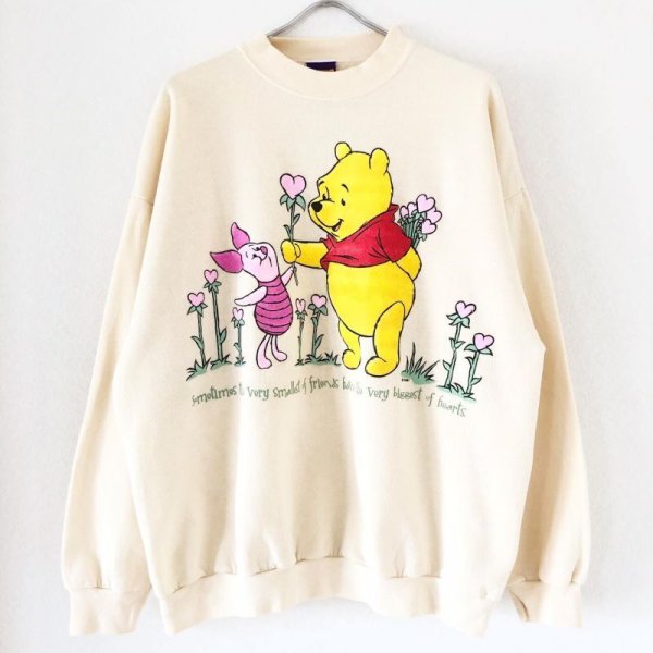 画像1: 90s USA製　POOH&PIGLET SWEAT (1)