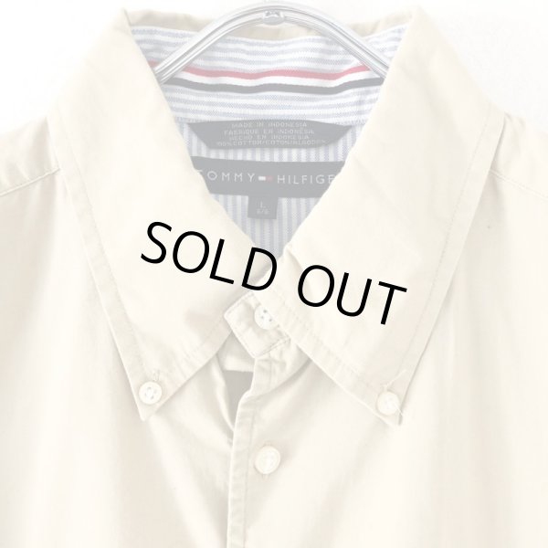 画像3: 90s~00s TOMMY HILFIGER BIG LOGO S/S SHIRT (3)