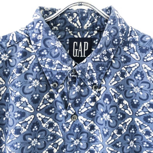 画像3: 90s OLD GAP 総柄　BD S/S SHIRT (3)