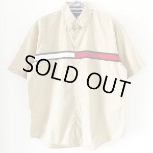 画像: 90s~00s TOMMY HILFIGER BIG LOGO S/S SHIRT