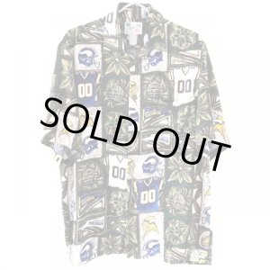 画像: 90s MINNESOTA VIKINGS HAWAIIAN  S/S SHIRT