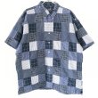 画像1: 90s CHAPS RALPH LAUREN PATCHWORK S/S SHIRT (1)