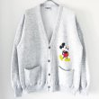 画像1: 80s~90s USA製　MICKEY MOUSE SWEAT CARDIGAN  (1)