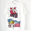 画像1: 90s USA製 USPS SANTA ART TEE SHIRT (1)