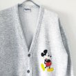 画像2: 80s~90s USA製　MICKEY MOUSE SWEAT CARDIGAN  (2)