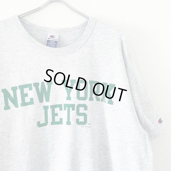 画像2: 90s USA製 CHAMPION NEW YORK JETS TEE SHIRT (2)