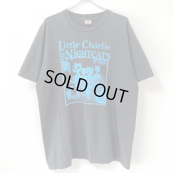 画像1: 90s USA製 LITTLE CHARLEY  AND THE NIGHTCATS TEE SHIRT (1)