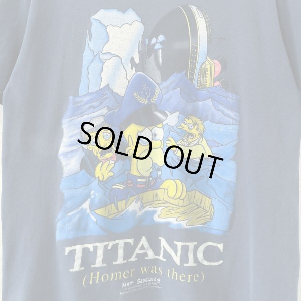 画像2: 90s THE SIMPSONS×TITANIC MOVIE TEE SHIRT (2)