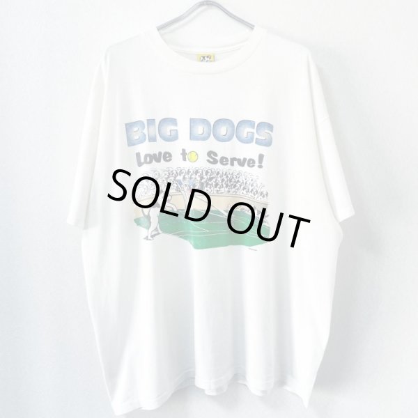 画像1: 90s USA製 BIG DOGS ART TEE SHIRT (1)