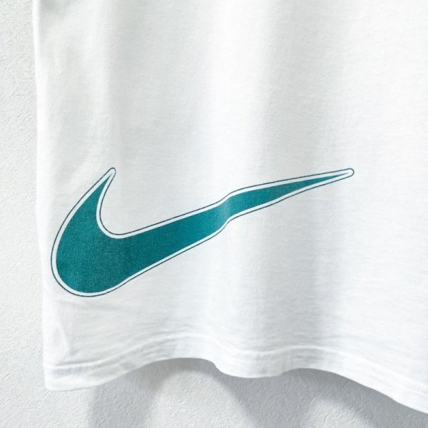 画像4: 90s NIKE 袖　PRINT BIG  LOGO TEE SHIRT (4)