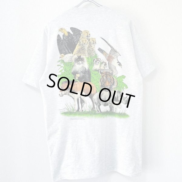 画像2: DEADSTOCK 90s USA製 ANIMAL ART TEE SHIRT (2)