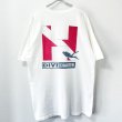 画像1: 90s USA製 TOMMY HILFIGER DIVE CHARTER BIG LOGO TEE SHIRT (1)