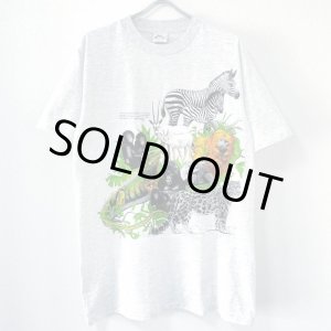 画像: DEADSTOCK 90s USA製 ANIMAL ART TEE SHIRT