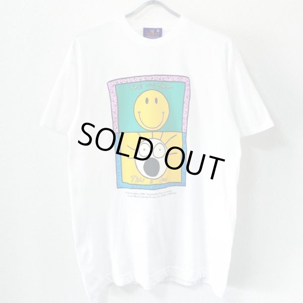 画像1: 90s SCARED GUY  K FREEDMAN SMILEY TEE SHIRT (1)