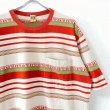 画像2: 90s HANG TEN JAGUARD BORDER TEE SHIRT (2)