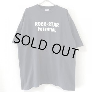 画像: 90s USA製 ROCK STAR POTENTIAL JOKE TEE SHIRT