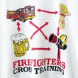 画像2: 90s USA製 FIRE FIGHTERS CROSS TRAINING TEE SHIRT (2)