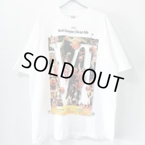 画像: 90s USA製　CHICAGO BULLS WORLD CHAMPION PHOTO TEE SHIRT