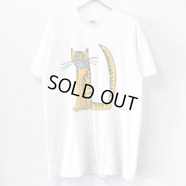 画像1: 90s USA製 ANIMAL ART TEE SHIRT (1)