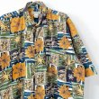 画像2: 90s BANANA REPUBLIC 総柄  S/S SHIRT (2)