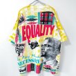 画像2: 90s MALCOLM X ALL OVER PRINT TEE SHIRT (2)