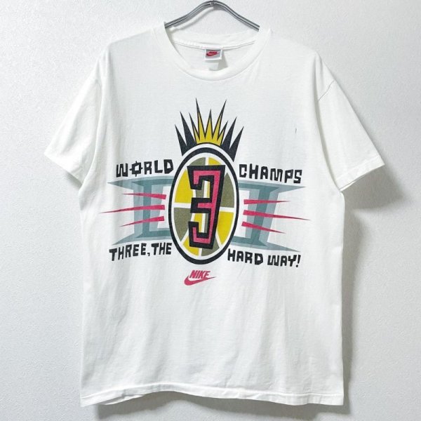 画像1: 90s USA製 NIKE WORLD CHAMP TEE SHIRT (1)