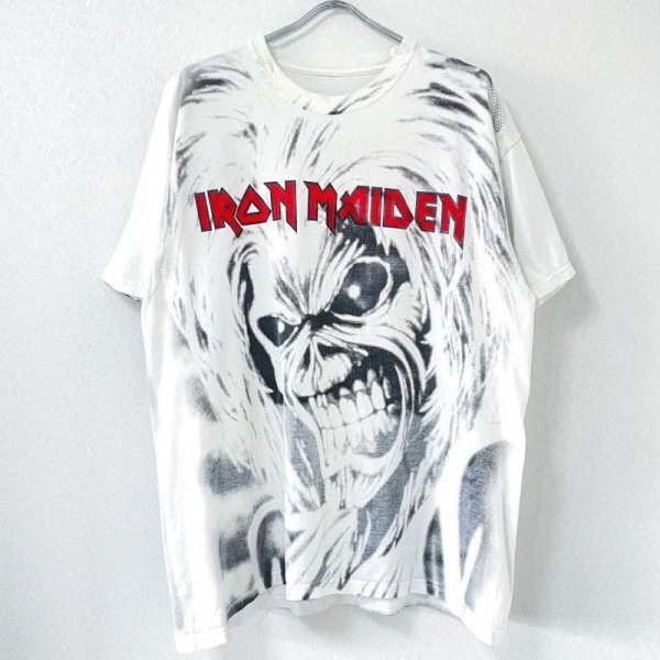 画像1: 90s~00s IRON MAIDEN ALL OVER PRINT TEE SHIRT (1)