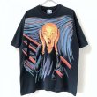 画像1: 90s USA製 LIQUID BLUE ムンクの叫び　ALL OVER PRINT TEE SHIRT (1)