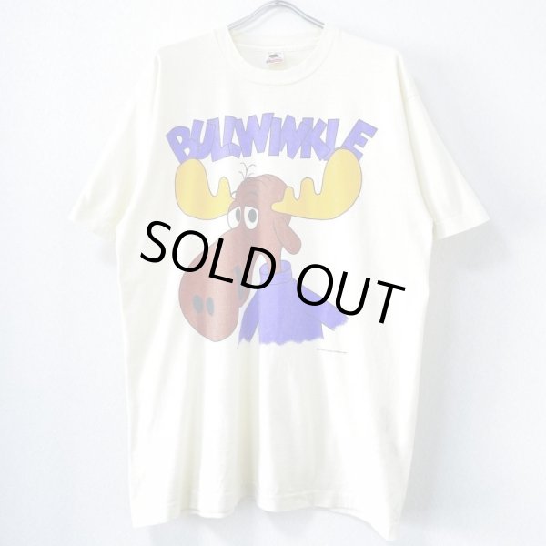 画像1: 90s USA製 BULLWINKLE TEE SHIRT (1)
