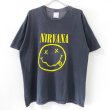 画像1: 00s NIRVANA SMILE TEE SHIRT (1)