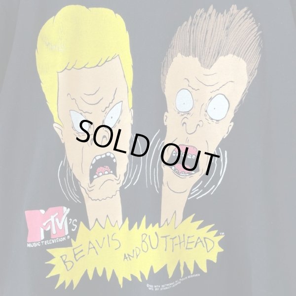 画像2: 90s USA製 BEAVIS and BUTTHEAD MTV TEE SHIRT (2)