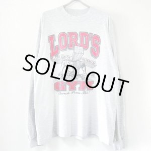 画像: 90s USA製 LORD'S GYM JESUS ART L/S TEE SHIRT