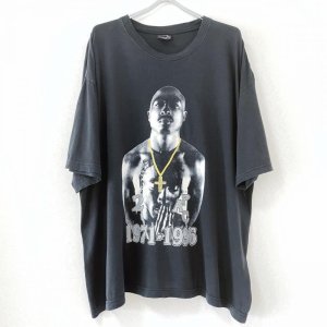 画像: 00s 2pac RAP TEE SHIRT