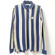 画像1: 90s YVES SAINT LAURENT STRIPE POLO L/S SHIRT (1)