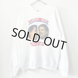 画像: 90s USA製　CLINTON GORE INAUGURATION DAY SWEAT