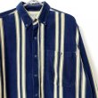 画像2: 90s NORTHWEST TERRITORY CORDUROY STRIPE L/S SHIRT (2)