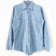 画像2: 70s USA製 MICKEY MOUSE CHAMBRAY L/S  SHIRT (2)